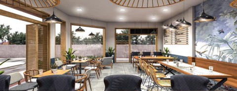 Thiết kế nội thất quán cafe 04